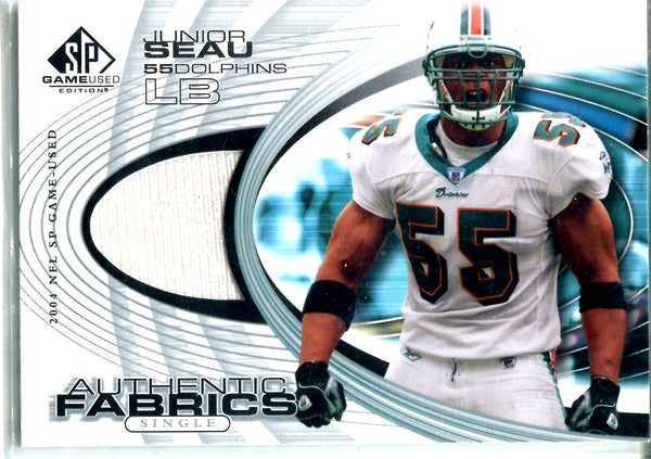 Junior Seau 2004 Upper Deck Game-Used Jersey Card