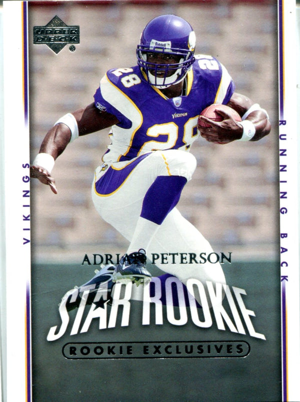 Adrian Peterson 2007 Upper Deck Unsigned Rookie Card