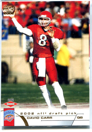David Carr 2002 Pacific Rookie Card