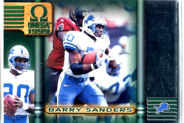 Barry Sanders 1999 Pacific Omega Card