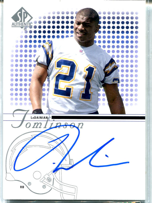 LaDainian Tomlinson 2002 Upper Deck SP Authentic Autographed Card