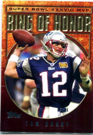 Tom Brady 2004 Topps Ring of Honor Card