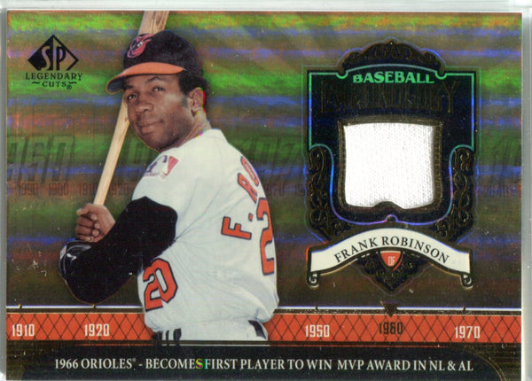 Frank Robinson 2006 Upper Deck Baseball Chronology Jersey Card