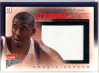 Amare Stoudamire 2002-03 Fleer Freshman Fabric Jersey Card