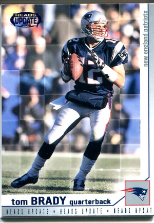 Tom Brady 2002 Pacific Heads Update Card