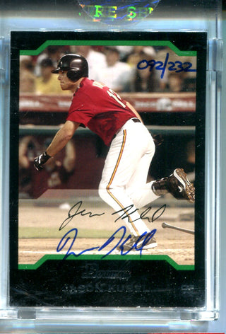 Jason Kubel 2004 Bowman Sealed Autographed Card #92/232