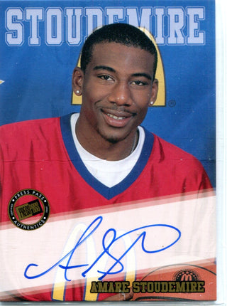 Amare Stoudemire 2002 Press Pass Autographed Card