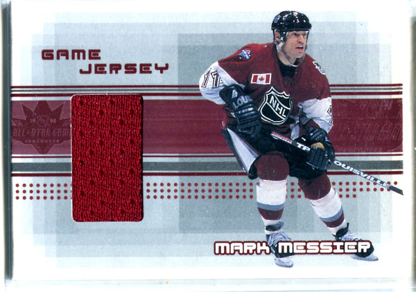 Mark Messier 2000 Game-Worn Jersey Card