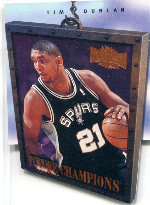 Tim Duncan 1998 Skybox Metal Card