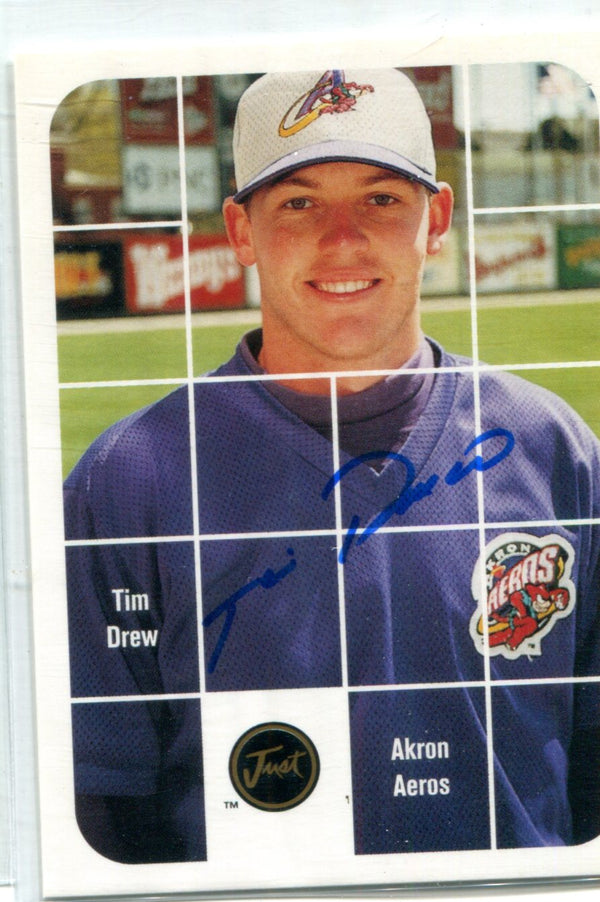 Tim Drew Just Memorabilia Autographed Card