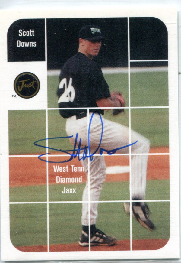 Scott Downs Just Memorabilia Autographed Card