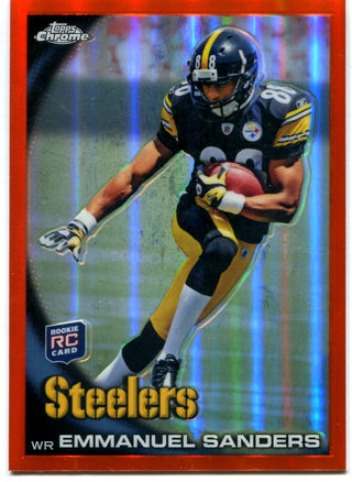 Emmanuel Sanders 2010 Topps Chrome Rookie Card