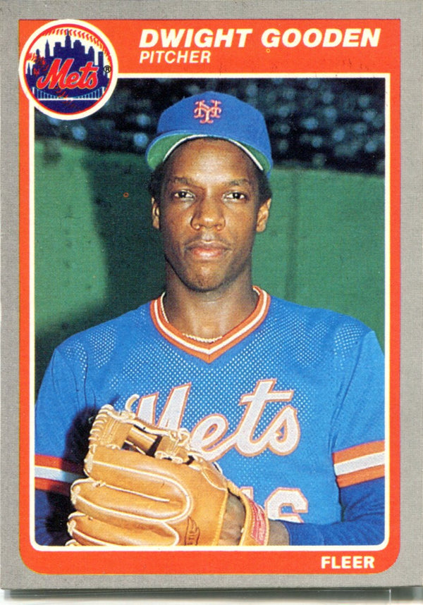 Dwight Gooden 1985 Fleer Unsigned Card