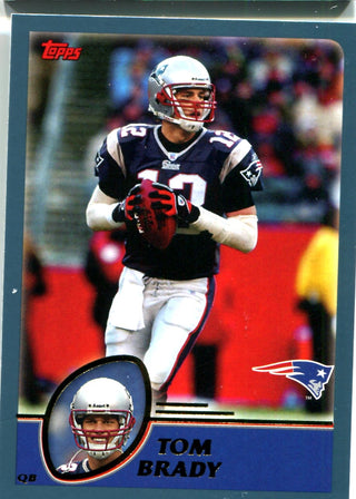 Tom Brady 2003 Topps Card