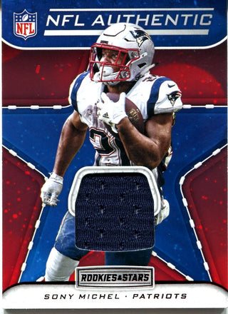 Sony Michel 2019 Panini Rookies & Stars Relic Card