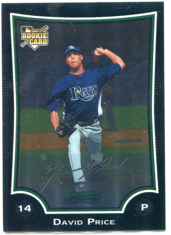 David Price 2009 Bowman Chrome Unsigned Rookie Card