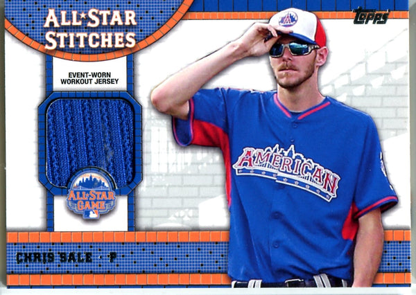 Chris Sale 2013 Topps Relic Workout Jersey Card