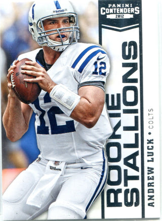 Andrew Luck 2012 Panini Contenders Rookie Stallions