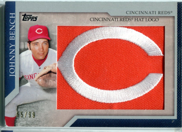 Johnny Bench 2010 Topps Patch Card #65/99