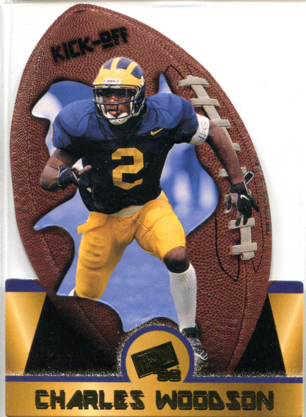 Charles Woodson 1998 Press Pass Unsigned Card