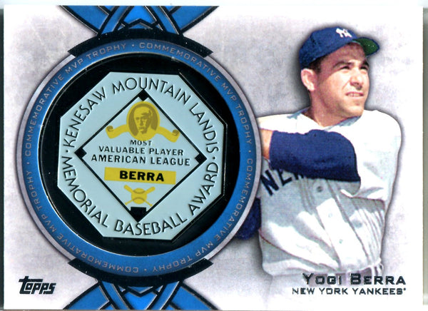 Yogi Berra 2013 Topps Commemorative MVP Trophy Card