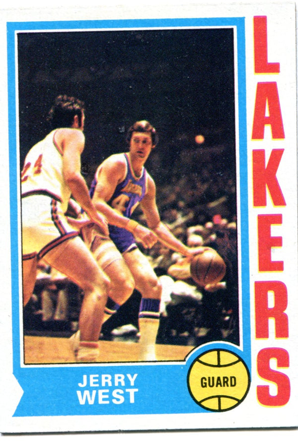 Jerry West 1975 Topps Card