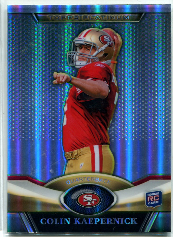 Colin Kaepernick 2011 Topps Platinum Rookie Card