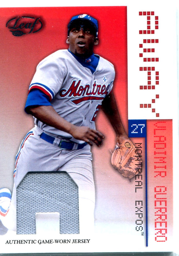 Vladimir Guerrero 2003 Donruss Game-Worn Jersey Card #217/250