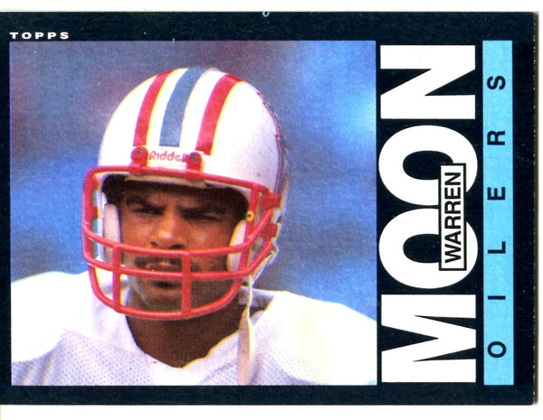 Warren Moon 1985 Topps Card