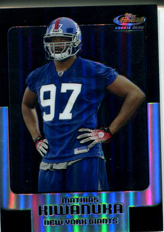 Mathias Kiwanuka 2006 Topps Finest Rookie Card #57/99