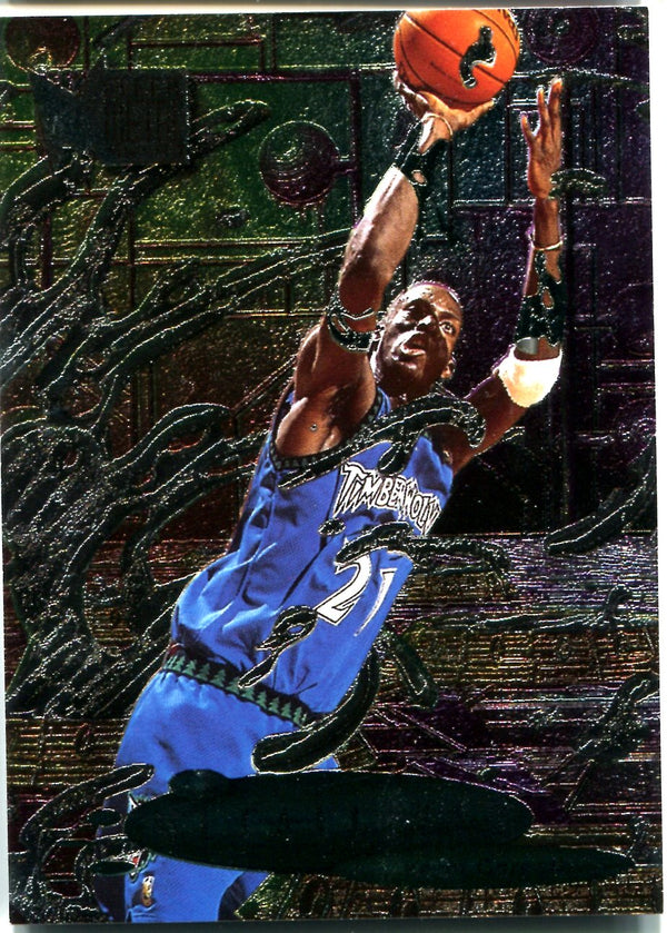Kevin Garnett 1997 Fleer Metalized Unsigned Card
