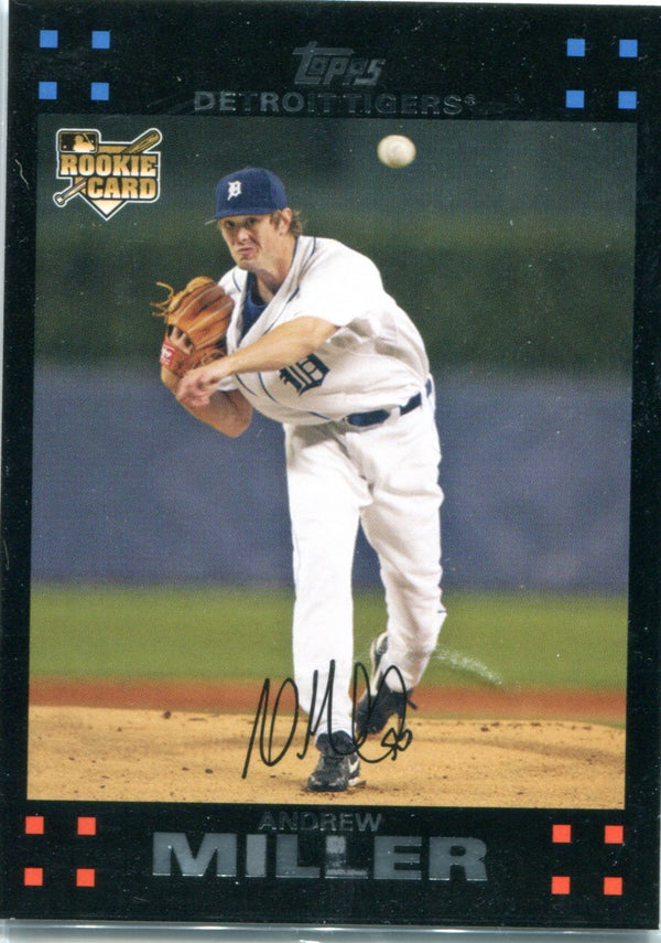 Andrew Miller 2007 Topps Unsigned Rookie Card