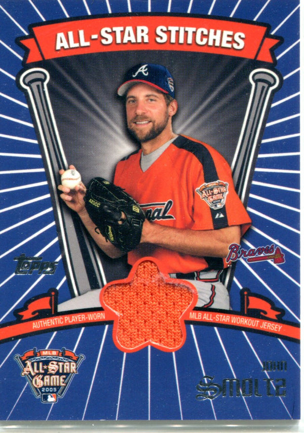 John Smoltz 2005 Topps All Star Game Workout Jersey Card