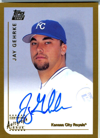 Jay Gehrke 1999 Topps Autographed Rookie Card