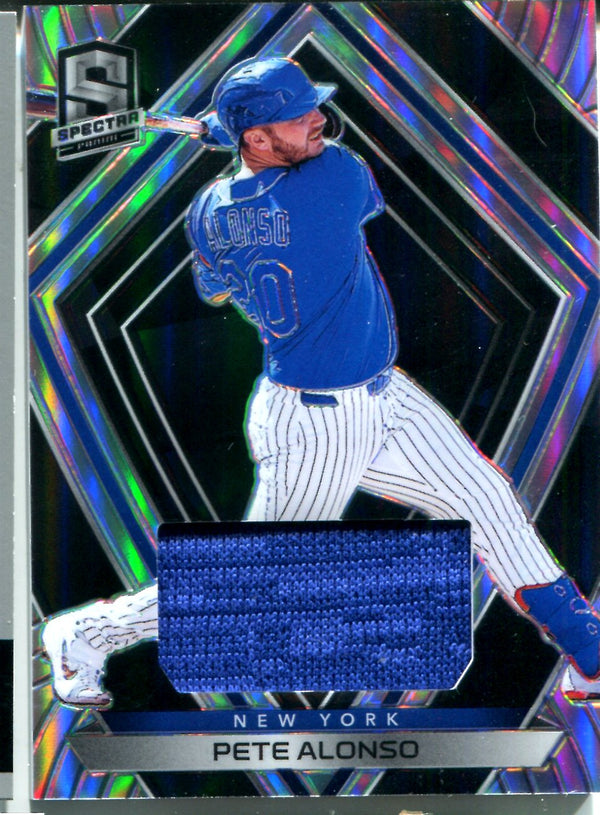 Pete Alonso 2020 Panini Spectra Patch Card