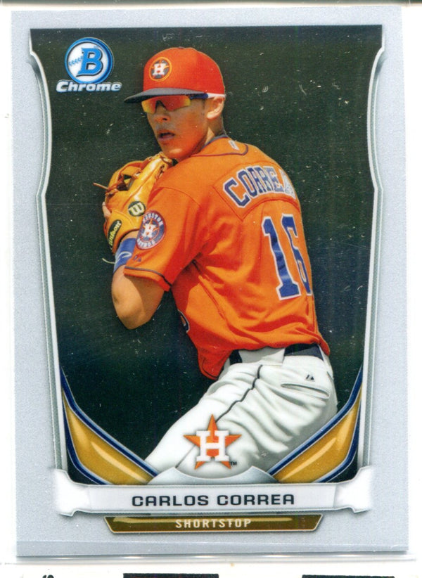 Carlos Correa 2014 Bowman Chrome Rookie Card
