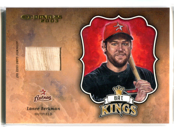 Lance Berkman 2002 Donruss Game-Used Bat Card #56/250