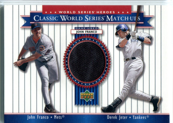 John Franco 2002 Upper Deck Game-Used Jersey Card