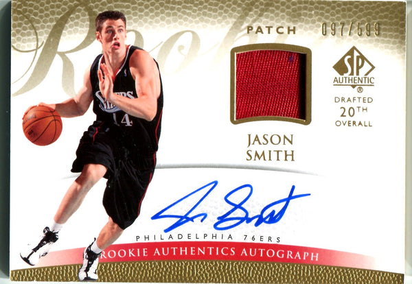 Jason Smith 2008 Upper Deck SP Authentic Jersey/Autographed Card #97/599