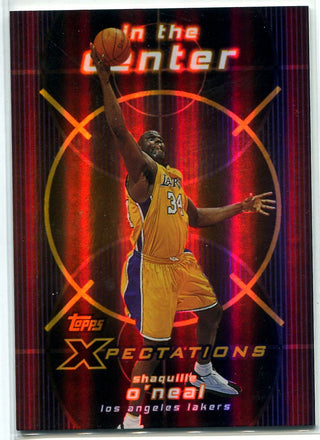 Shaquille O'Neal 2001 Topps Xpectations Unsigned Card