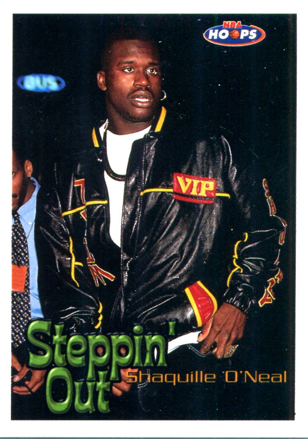 Shaquille O'Neal 1998 NBA Hoops Steppin' Out Card
