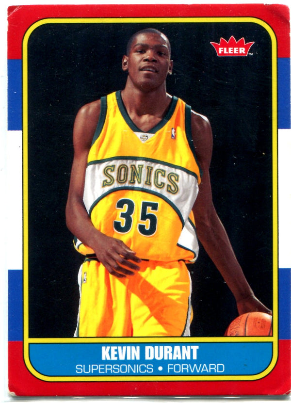 Kevin Durant 2008 Fleer Card