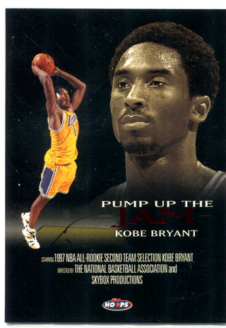 Kobe Bryant 1998 Skybox Pump Up The Jam Card
