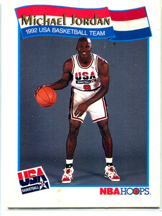 Michael Jordan 1991 NBA Hoops USA Basketball Card