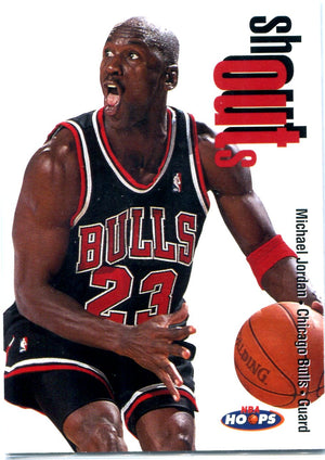 Michael Jordan 1998 NBA Hoops Card Hollywood Collectibles