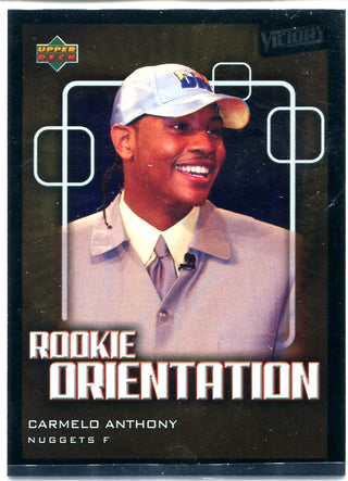 Carmelo Anthony 2003 Upper Deck Rookie Orientation Card