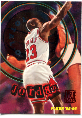 Michael Jordan 1996 Fleer Hot Packs #2 Card