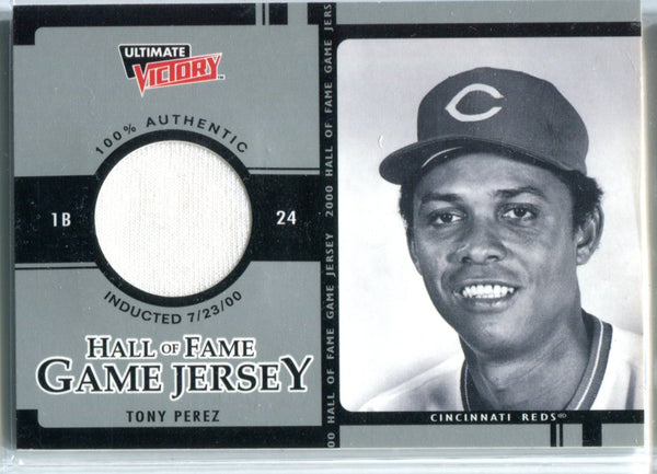 Tony Perez 2000 Upper Deck Hall of Fame Game Jersey