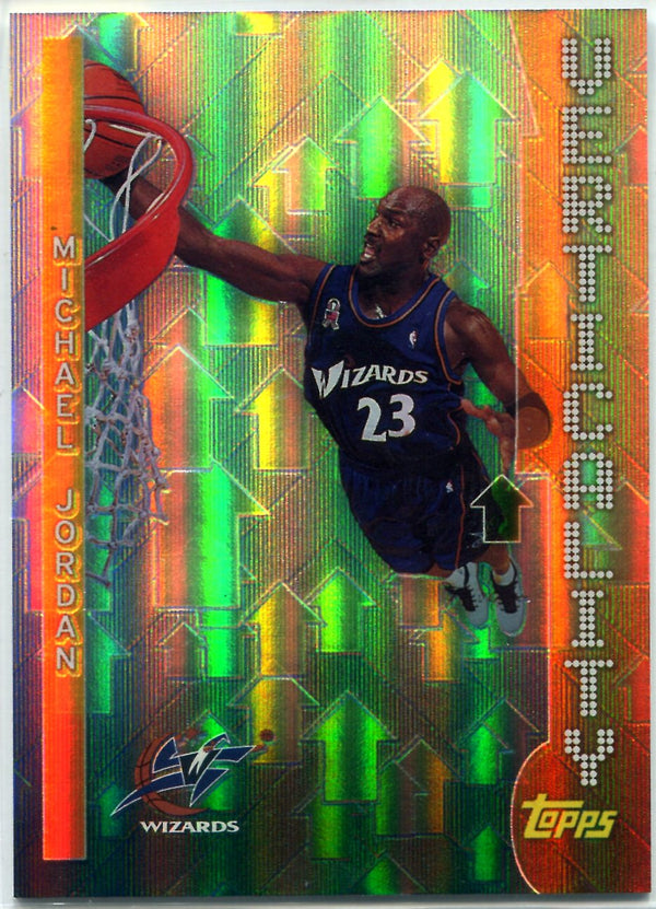 Michael Jordan 2002 Topps Verticality Card