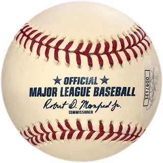 Pete Rose "4256" Autographed Hall of Fame Baseball (JSA) Back